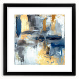 Soft Motion Abstract – Neutral Earth Tone Wall Art with Gold Accents