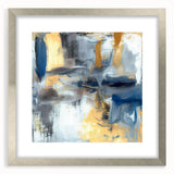 Soft Motion Abstract – Neutral Earth Tone Wall Art with Gold Accents