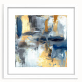 Soft Motion Abstract – Neutral Earth Tone Wall Art with Gold Accents