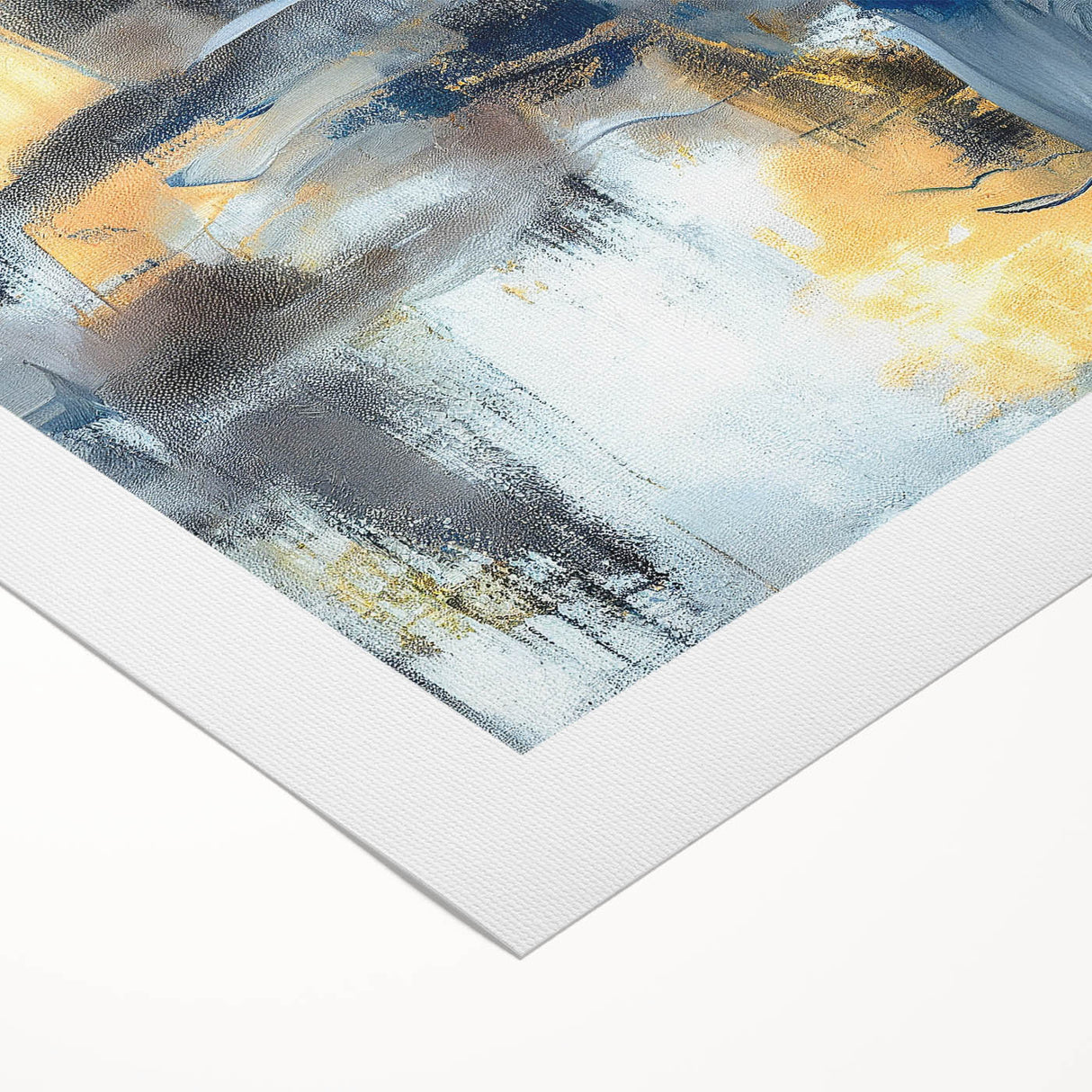 Soft Motion Abstract – Neutral Earth Tone Wall Art with Gold Accents