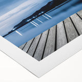 Moonlit Lake Reflection - Fine Art Photography Metal Prints