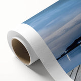 Moonlit Lake Reflection - Fine Art Photography Metal Prints