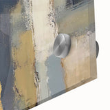 Layered Terrain – Earth Tone Abstract Wall Art in Olive and Gold