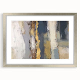 Layered Terrain – Earth Tone Abstract Wall Art in Olive and Gold
