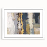 Layered Terrain – Earth Tone Abstract Wall Art in Olive and Gold