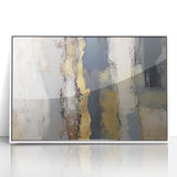 Layered Terrain – Earth Tone Abstract Wall Art in Olive and Gold