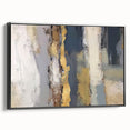 Layered Terrain – Earth Tone Abstract Wall Art in Olive and Gold
