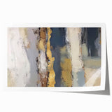 Layered Terrain – Earth Tone Abstract Wall Art in Olive and Gold