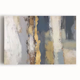 Layered Terrain – Earth Tone Abstract Wall Art in Olive and Gold