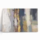 Layered Terrain – Earth Tone Abstract Wall Art in Olive and Gold