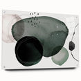 Geometric Art Prints for Home Decor – Minimalist Forest Green Design