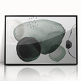Geometric Art Prints for Home Decor – Minimalist Forest Green Design