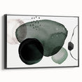 Geometric Art Prints for Home Decor – Minimalist Forest Green Design