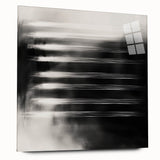 Minimalist Abstract Painting - Black & White Modern Wall Art