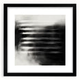 Minimalist Abstract Painting - Black & White Modern Wall Art