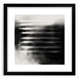 Minimalist Abstract Painting - Black & White Modern Wall Art
