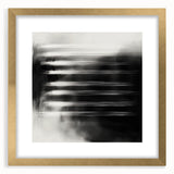 Minimalist Abstract Painting - Black & White Modern Wall Art