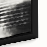 Minimalist Abstract Painting - Black & White Modern Wall Art