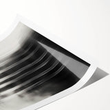 Minimalist Abstract Painting - Black & White Modern Wall Art