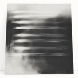 Minimalist Abstract Painting - Black & White Modern Wall Art