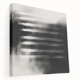 Minimalist Abstract Painting - Black & White Modern Wall Art