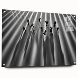 Urban Skyline Canvas Prints - Abstract Shadow City Art