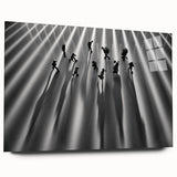 Urban Skyline Canvas Prints - Abstract Shadow City Art