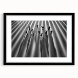 Urban Skyline Canvas Prints - Abstract Shadow City Art