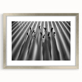 Urban Skyline Canvas Prints - Abstract Shadow City Art