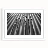 Urban Skyline Canvas Prints - Abstract Shadow City Art