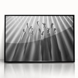 Urban Skyline Canvas Prints - Abstract Shadow City Art