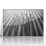 Urban Skyline Canvas Prints - Abstract Shadow City Art