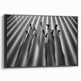Urban Skyline Canvas Prints - Abstract Shadow City Art