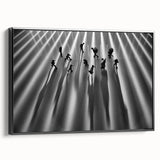 Urban Skyline Canvas Prints - Abstract Shadow City Art