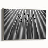 Urban Skyline Canvas Prints - Abstract Shadow City Art