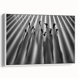 Urban Skyline Canvas Prints - Abstract Shadow City Art