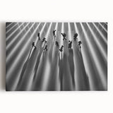 Urban Skyline Canvas Prints - Abstract Shadow City Art