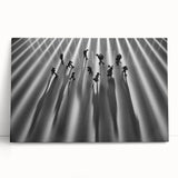 Urban Skyline Canvas Prints - Abstract Shadow City Art
