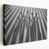 Urban Skyline Canvas Prints - Abstract Shadow City Art