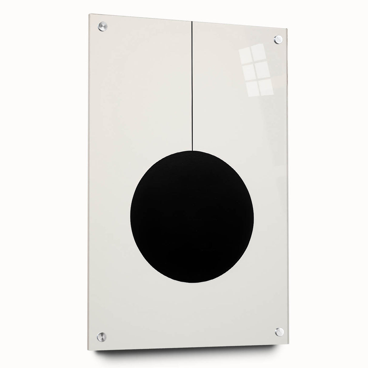 Minimalist Wall Art for Modern Homes – Geometric Black Circle Design