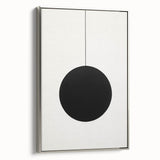 Minimalist Wall Art for Modern Homes – Geometric Black Circle Design