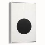 Minimalist Wall Art for Modern Homes – Geometric Black Circle Design