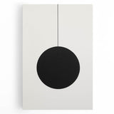 Minimalist Wall Art for Modern Homes – Geometric Black Circle Design