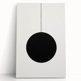 Minimalist Wall Art for Modern Homes – Geometric Black Circle Design