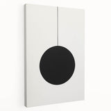 Minimalist Wall Art for Modern Homes – Geometric Black Circle Design