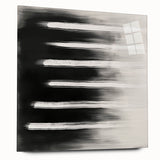 Modern Abstract Wall Art - Black & White Minimalist Canvas