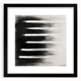 Modern Abstract Wall Art - Black & White Minimalist Canvas