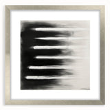 Modern Abstract Wall Art - Black & White Minimalist Canvas