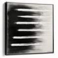 Modern Abstract Wall Art - Black & White Minimalist Canvas