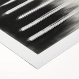 Modern Abstract Wall Art - Black & White Minimalist Canvas